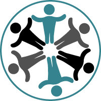 pictogramme groupe interculturelle en cercle